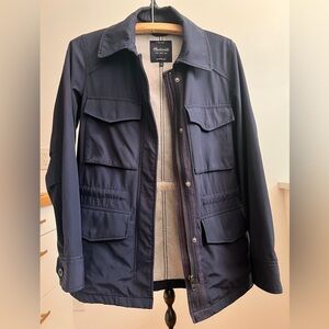 Madewell Navy Blue Finely Crafted Jacket